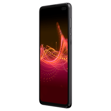 AQUOS sense4 plus ブラック angled